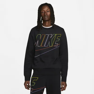 Nike Mens Club Crew - Black/Black
