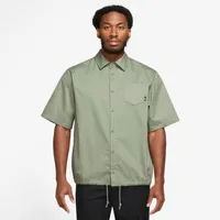 Nike Mens Club Button Down Top - Green/Green