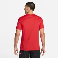 Nike Mens Nike Dri-FIT RLGD Reset T-Shirt - Mens University Red/Black Size S