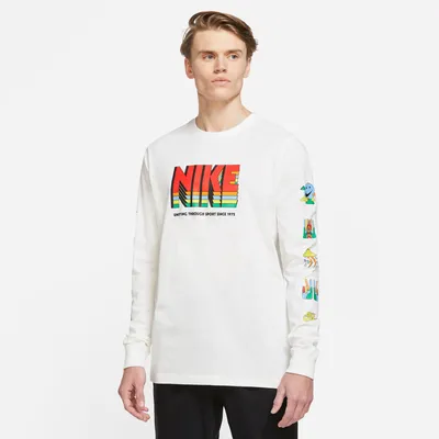 Nike Mens Long Sleeve T-Shirt - White