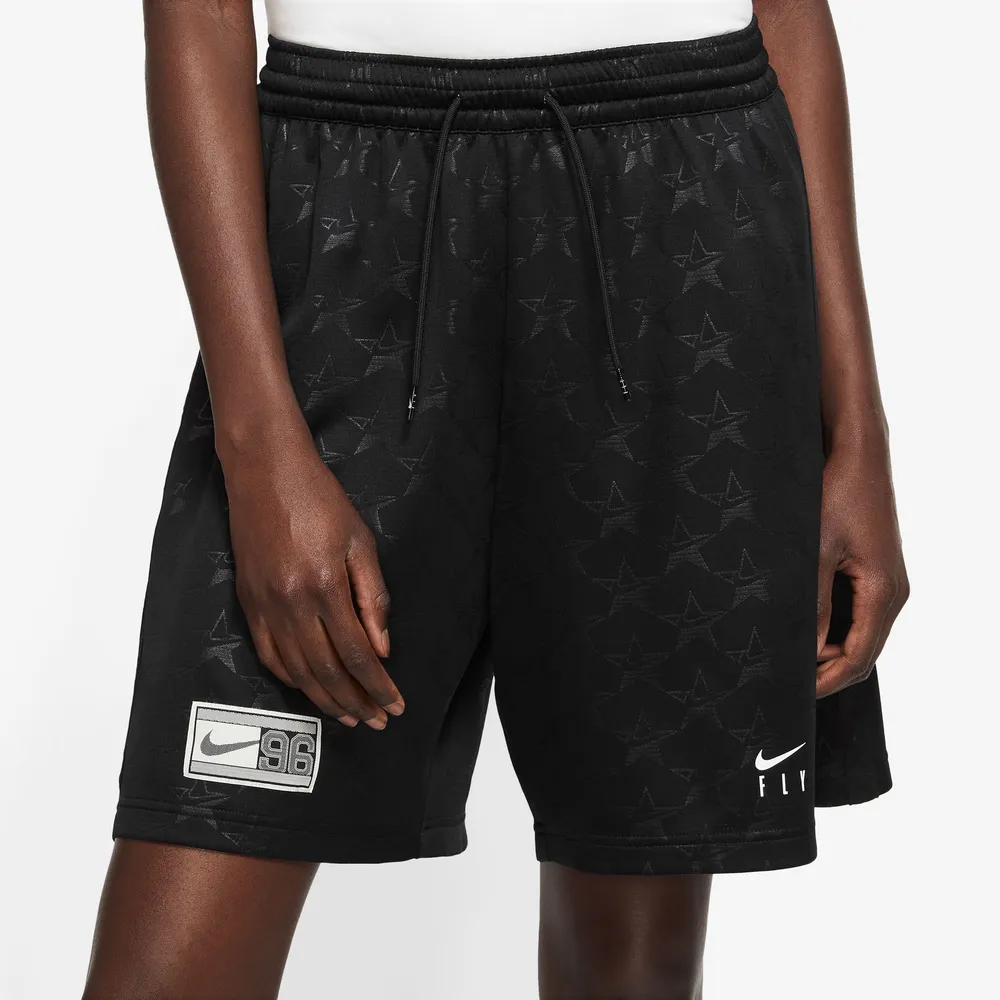 Nike Womens Nike Seasonal Shorts - Womens Black/White Size XS