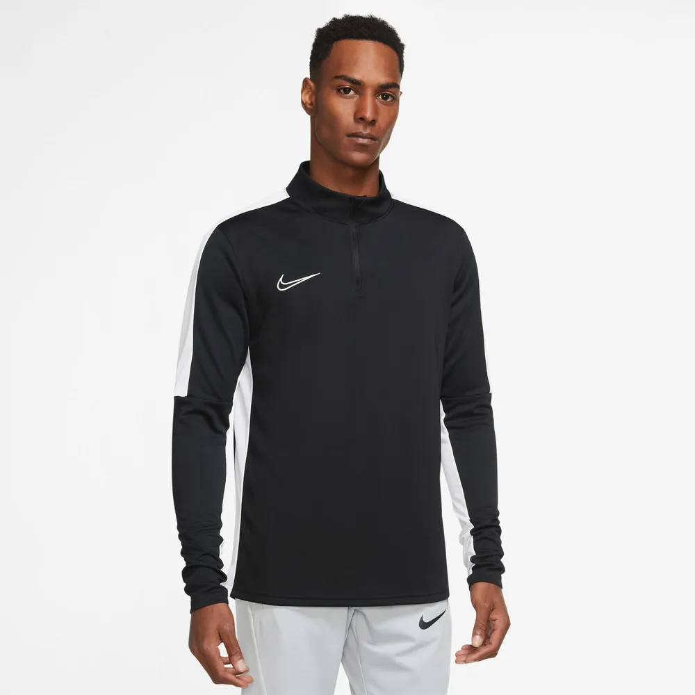 Nike Mens Academy 23 Drill Top - Black/White/White