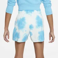 Nike Girls NSW Wash Shorts Jersey - Girls' Grade School Baltic Blue/Sail