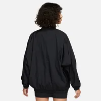 Nike Womens Essential Woven HBR Jacket - Black/White