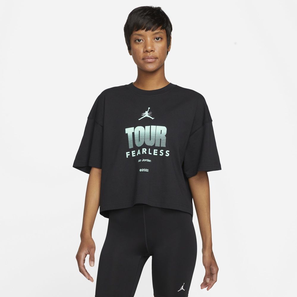 Jordan Short Sleeve Boxy Crew - Women's