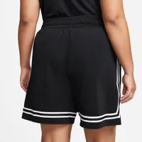 Nike Womens Fly Crossover Shorts Plus - Black/White