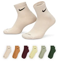 Nike Mens 6 Pack Dri-FIT Plus Quarter Socks