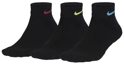 Nike 3 Pk Performance Cushioned Quarter Socks