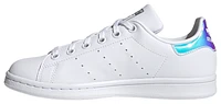 adidas Originals Boys adidas Originals Stan Smith - Boys' Grade School Tennis Shoes White/Iridescent Size 06.0