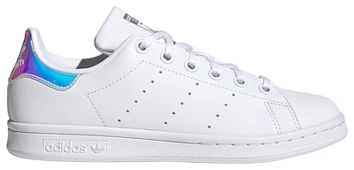 adidas Originals Boys adidas Originals Stan Smith - Boys' Grade School Tennis Shoes White/Iridescent Size 06.0