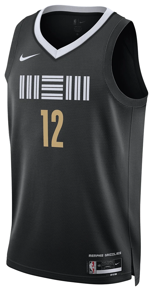 Nike Mens Ja Morant Grizzlies Dri-FIT Swingman Jersey CE 23 - Black/Black