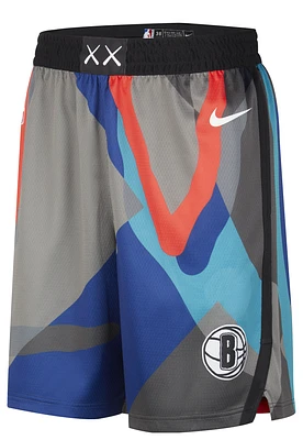 Nike Mens Nets Dri-FIT CE 23 Swingman Shorts - White/Black