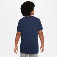 Nike Boys NSW Brand Mark Boxy T-Shirt - Boys' Grade School Midnight Navy