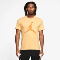 Jordan Mens Jordan Essential Crew 3 - Mens Orange/Gold Size S