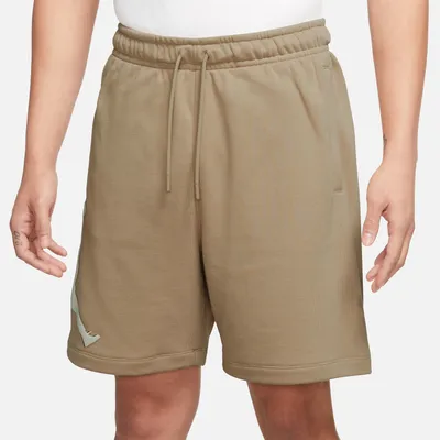 Jordan Mens Fleece HBR Shorts - Wheat/Wheat