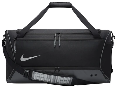 Nike Mens Nike Hoops Elite Duffle - Mens Iron Grey/Black/Metallic Silver Size One Size