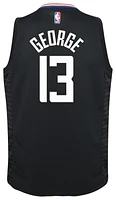 Jordan Boys Paul George Clippers Statement Swingman Jersey - Boys' Grade School Black/Blue