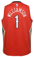 Jordan Boys Zion Williamson Pelicans Statement Swingman Jersey - Boys' Grade School Navy/Red