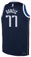 Jordan Boys Luka Doncic Mavericks Statement Swingman Jersey - Boys' Grade School Navy/White