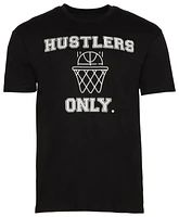 Y.A.N.G Mens Y.A.N.G Hustlers Only T-Shirt - Mens White/Black Size L