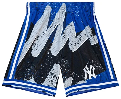 Mitchell & Ness Mens Yankees Hyp Hoops Shorts - Navy