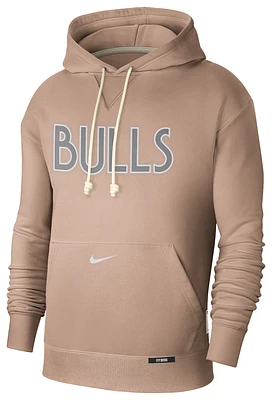 Nike Mens Bulls Dri-FIT Standard Issue Hoodie CTS CE - Hemp/Grey