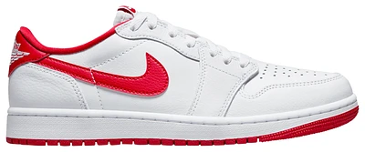 Jordan Mens Retro 1 Low OG - Basketball Shoes White/Red/White