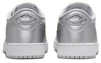 Jordan Boys Retro 1 Low OG - Boys' Grade School Shoes Grey/Silver/Black