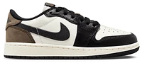 Jordan Boys Retro 1 Low OG - Boys' Grade School Shoes Black/White/Palomino