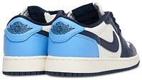 Jordan Boys Retro 1 Low OG - Boys' Grade School Shoes Obsidian/University Blue/Sail