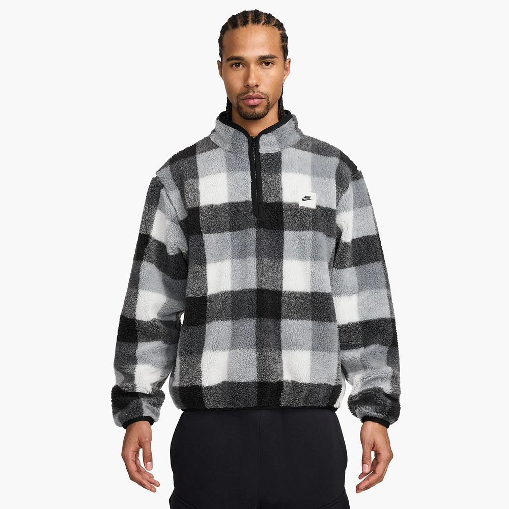 Nike Mens Club Seasonal Winterized All Over Print Half-Zip