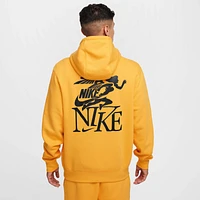 Nike Mens Nike JA Club BB Pullover Hoodie - Mens University Gold/University Gold/Black Size M