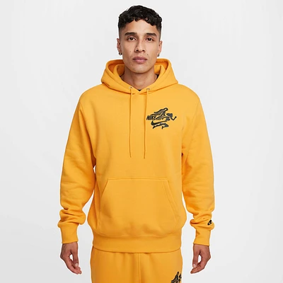 Nike Mens Nike JA Club BB Pullover Hoodie - Mens University Gold/University Gold/Black Size M