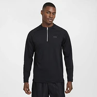 Nike Mens LeBron James Warm DNA Half Zip - Black/Dk Smoke Grey