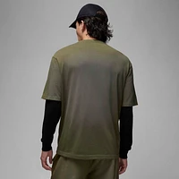 Jordan Mens Jordan Flight Essential Wash 85 Crew - Mens Medium Olive Size L