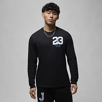 Jordan Mens Sport 23 Long Sleeve Crew - Black/Legend Blue