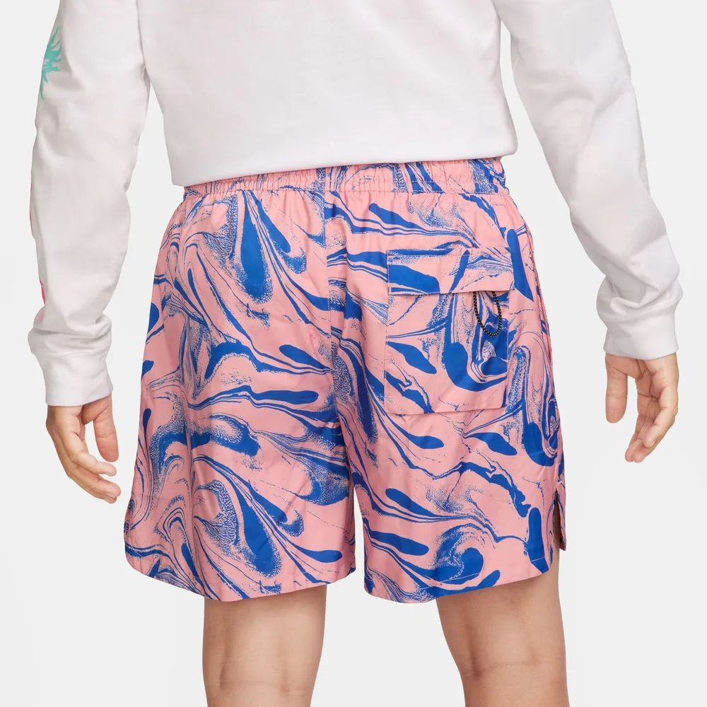 Nike Mens NSW Woven Flow Break Shorts - Bleached Coral/Pink