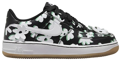 Nike Boys Air Force 1 LV8 - Boys' Grade School Shoes Black/White/Spring Green