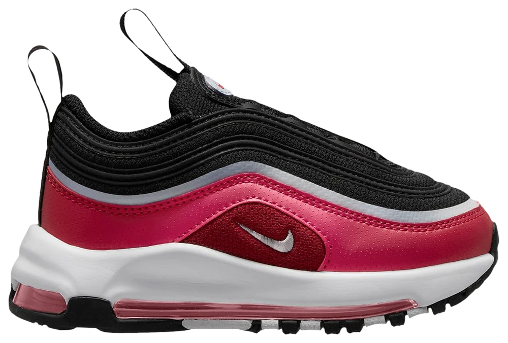 Nike Boys Air Max 97 SE - Boys' Toddler Shoes Black/Varsity Red/Metallic Silver