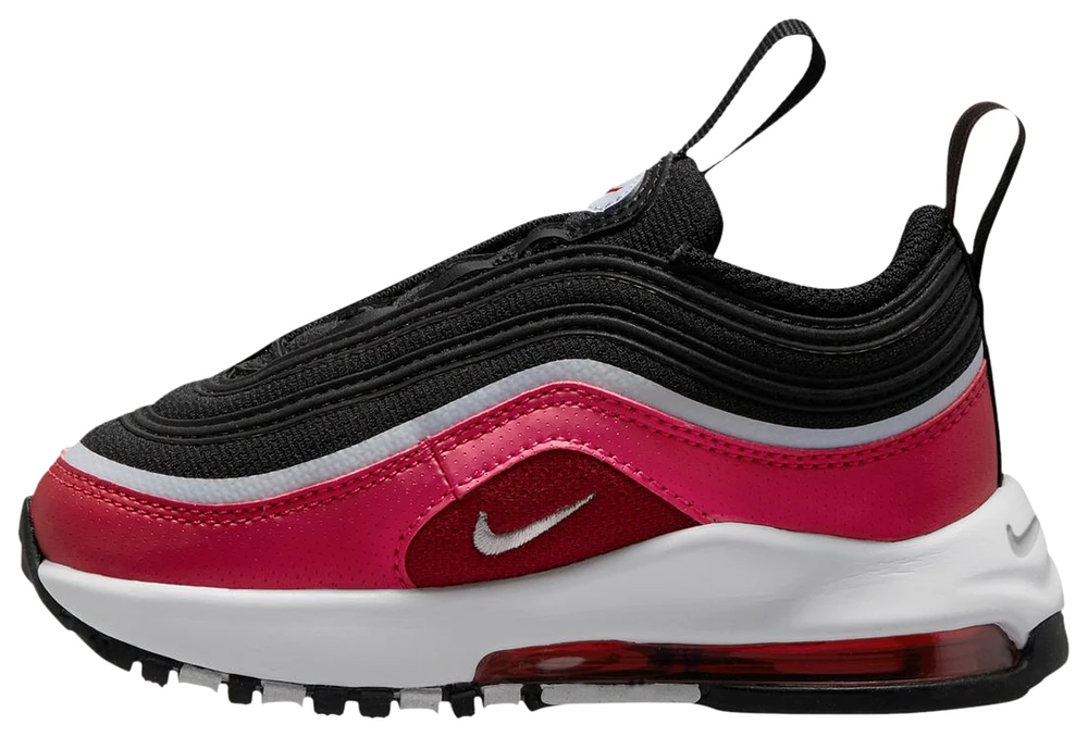 Nike Boys Air Max 97 SE - Boys' Toddler Shoes Black/Varsity Red/Metallic Silver