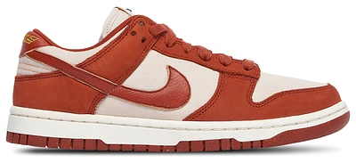 Nike Womens Nike Dunk Low LX NBHD - Womens Basketball Shoes Brown/Orange Size 07.0