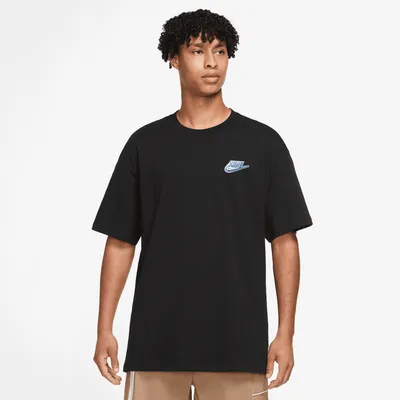 Nike Mens Nike Max90 T-Shirt - Mens Black/Black Size S