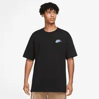 Nike Mens Nike Max90 T-Shirt - Mens Black/Black Size S