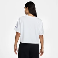 Nike Womens Nike NSW OC Short Sleeve T-Shirt - Womens White Size S