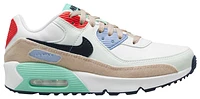 Nike Boys Air Max 90 LTR SE - Boys' Grade School Running Shoes Sanddrift/Obsidian/White