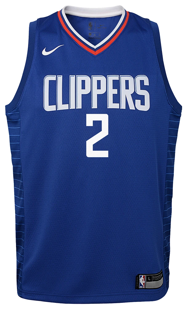 Nike Boys Kawhi Leonard Clippers Swingman Jersey - Boys' Grade School Blue/White