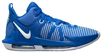 Nike Mens Lebron James Nike Lebron Witness 7 TB - Mens Basketball Shoes White/Royal/Royal Size 11.0