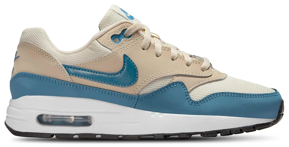 Nike Boys Air Max 1 - Boys' Grade School Shoes Soft Pearl/Lt Khaki/Smokey Blue