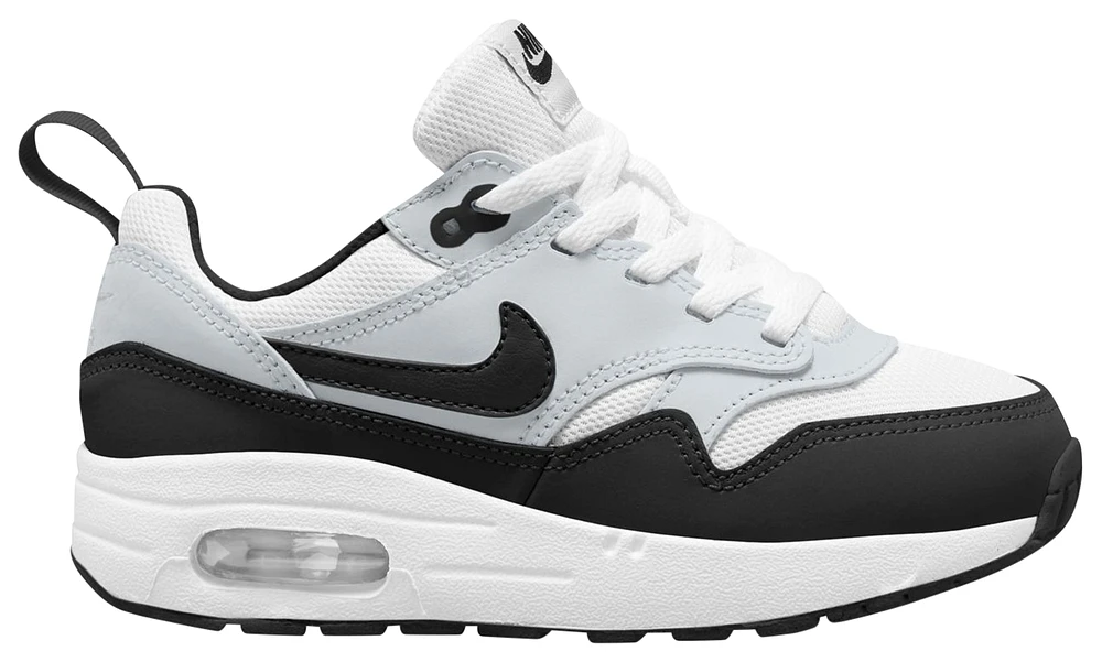 Nike Boys Air Max 1 EasyOn - Boys' Preschool Shoes Summit White/Black/White