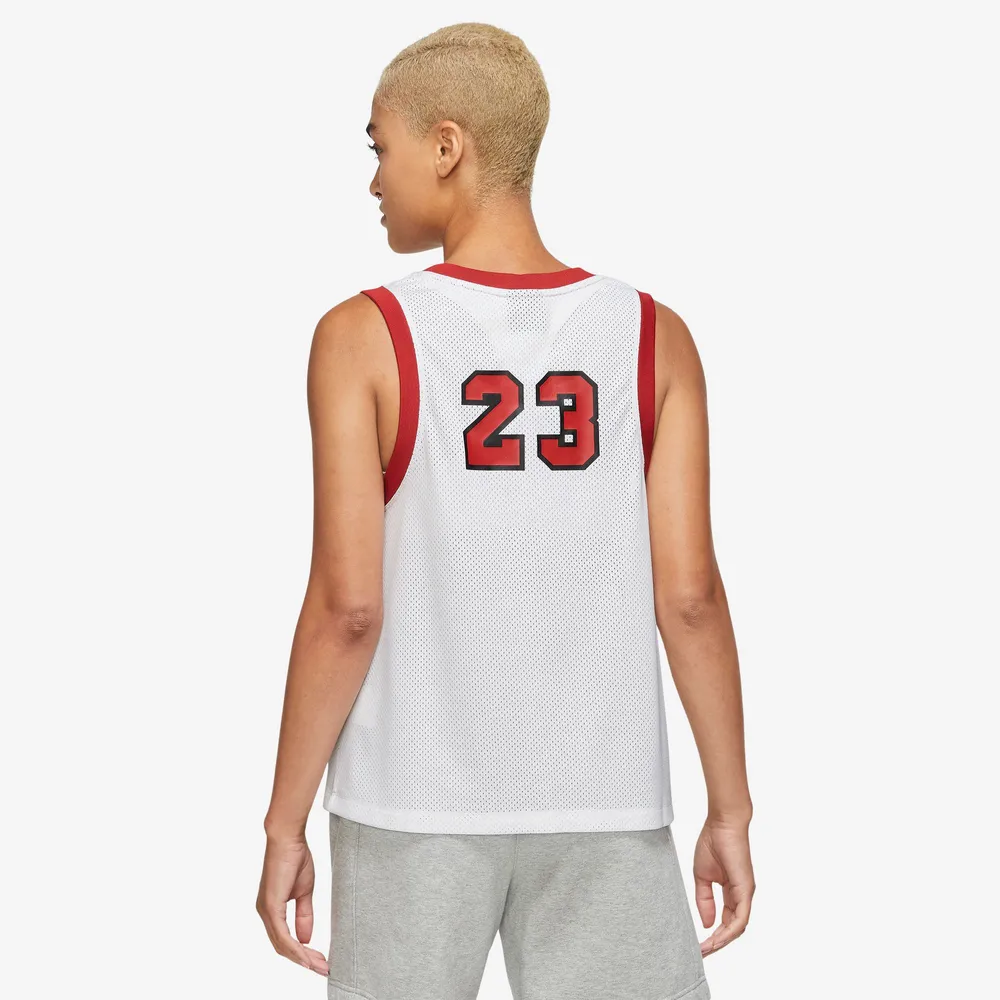 Jordan Womens Jersey 23 Tank - Gym Red/White